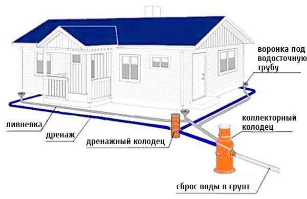 дренаж на участке фото