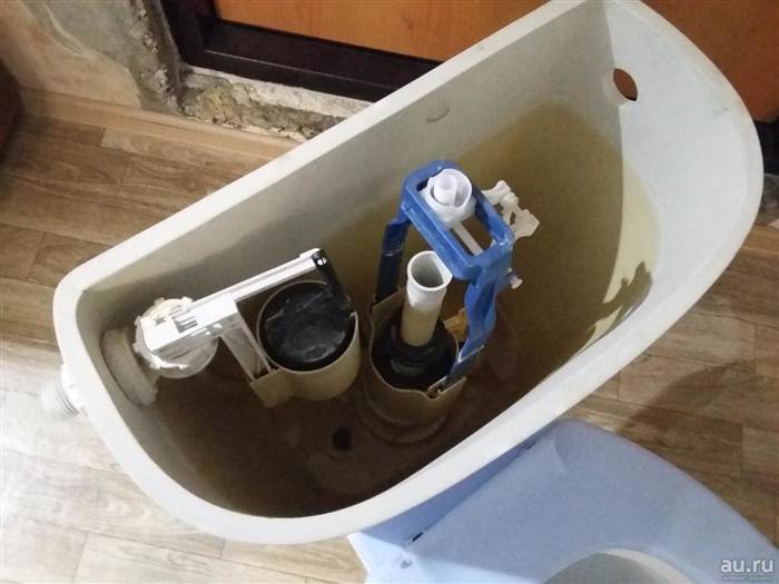 Устройство Заливного Клапана Унитаза с Нижней Подводкой Внутреннее устройство