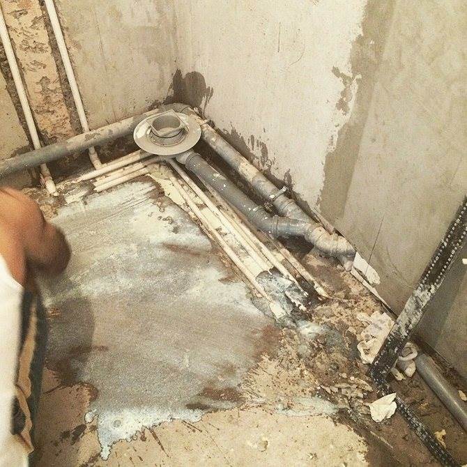 Установка Слива в Полу Душевой Кабины Устройство водоотвода