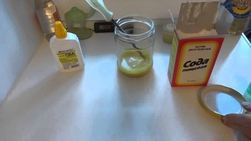 Лизун из клея пва и соды