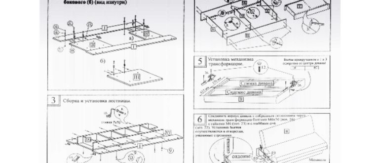 инструкция по сборке кровати