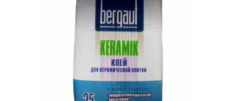 клей для керамогранита бергауф