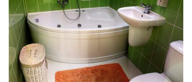 Ванная комната 5 кв.м. в классическом