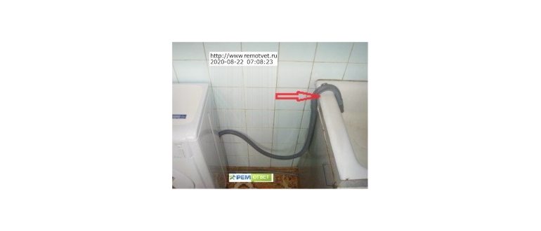 Подключение к сифону