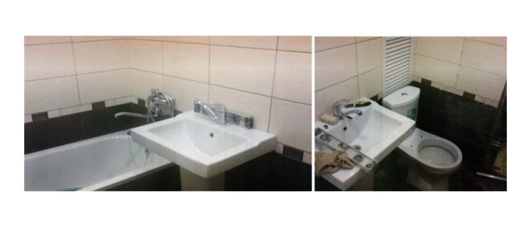 унитазом,установкой,установка