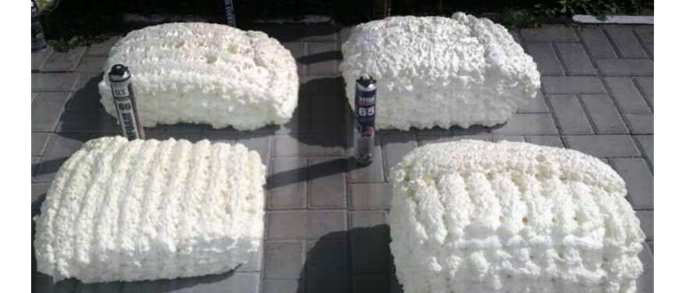 Скульптура из монтажной пены