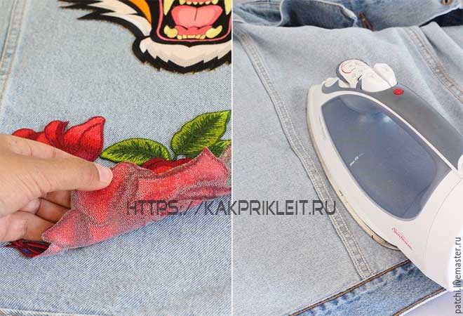 Порядок работы с термонаклейками