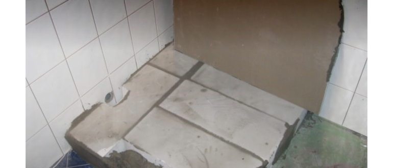 Подиум для душевой кабины