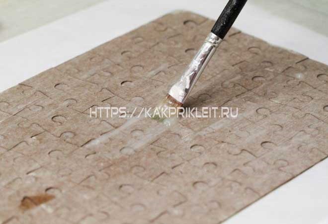 Клей для склеивания пазлов